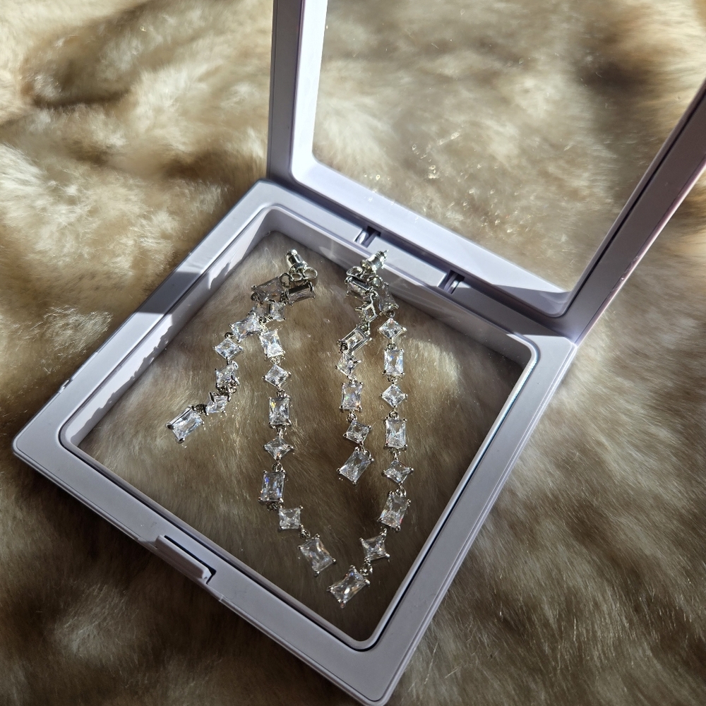 Super Shining 2-way earrings